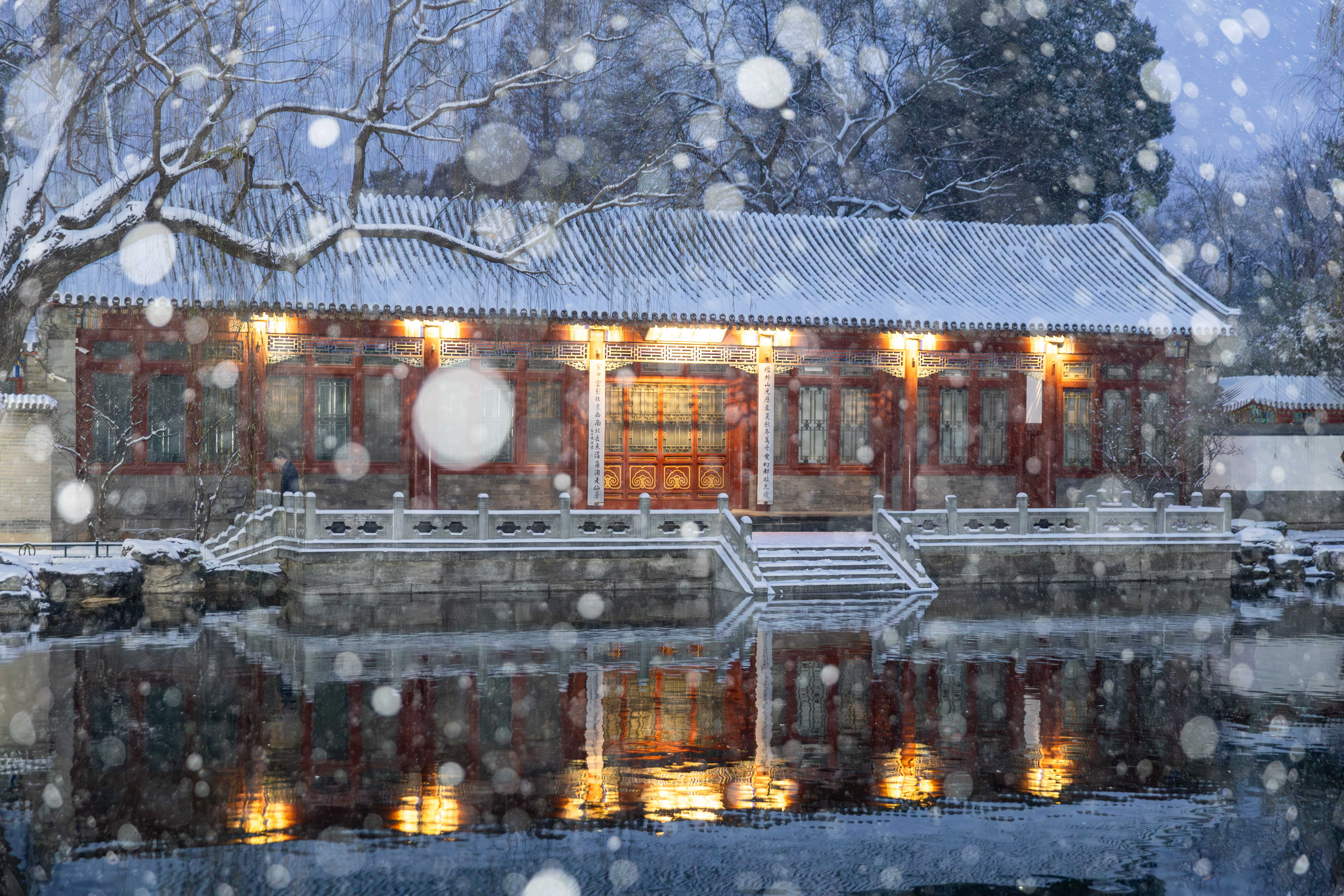 《雪落成诗》——清华校园雪景掠影 -2