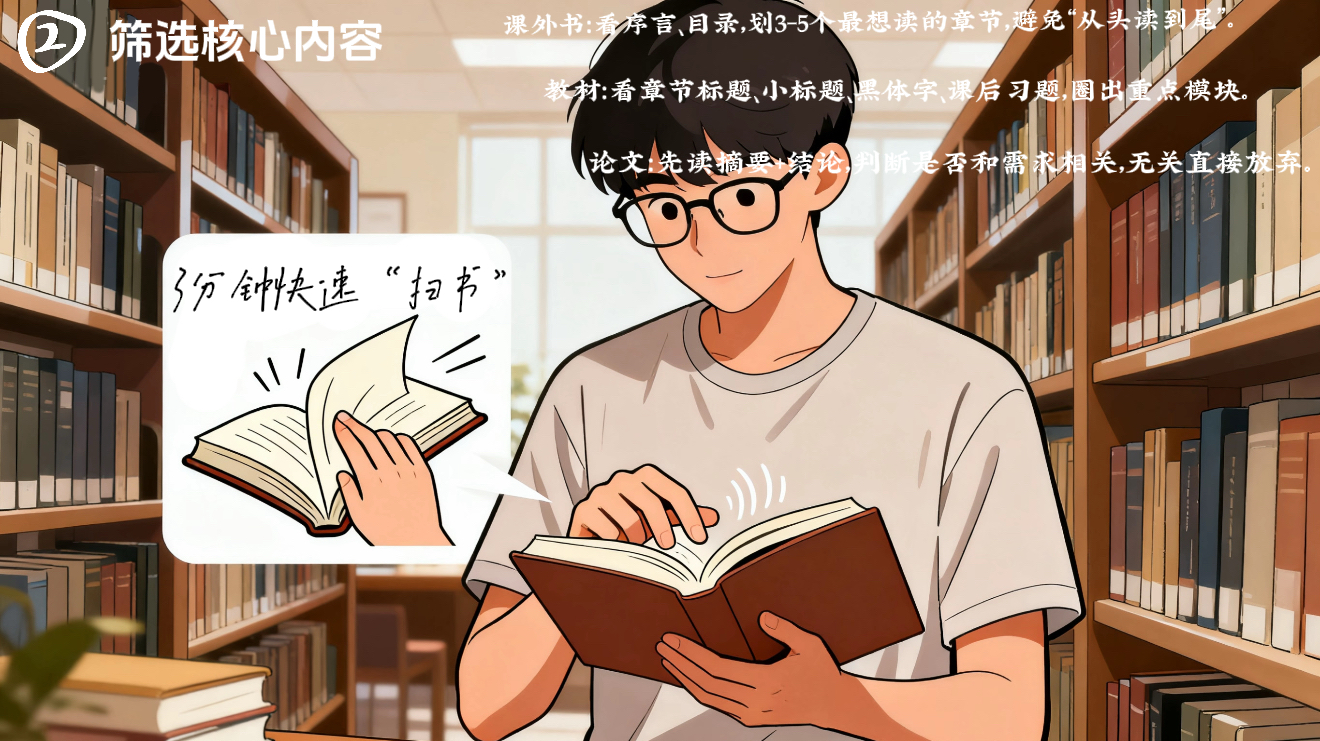 筛选核心内容